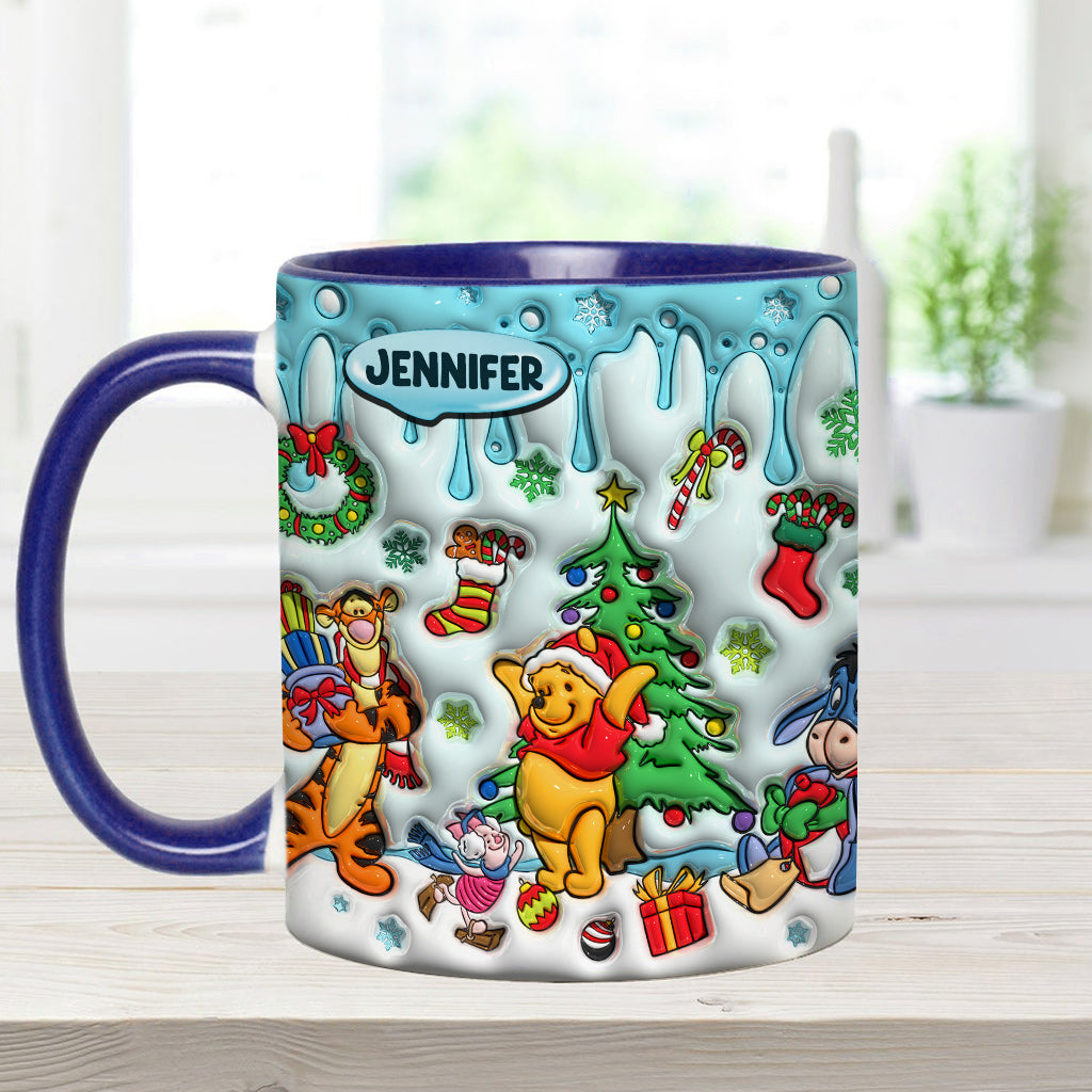 Merry Christmas - Personalized Mouse Accent Mug