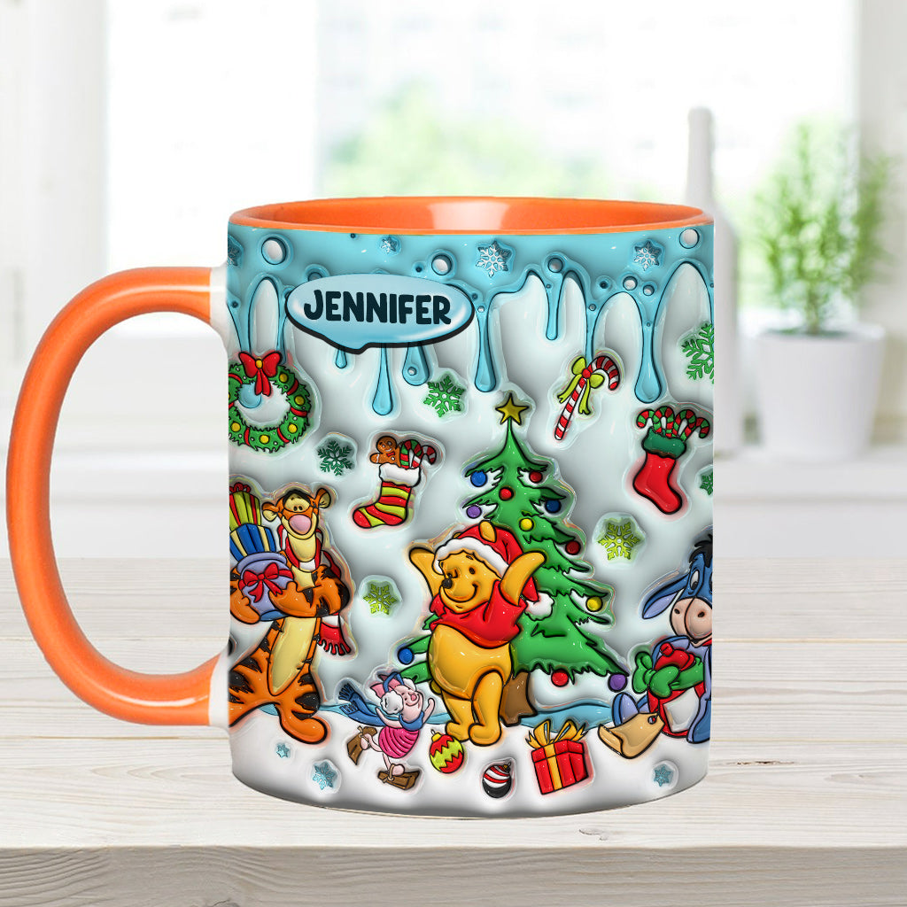 Merry Christmas - Personalized Mouse Accent Mug