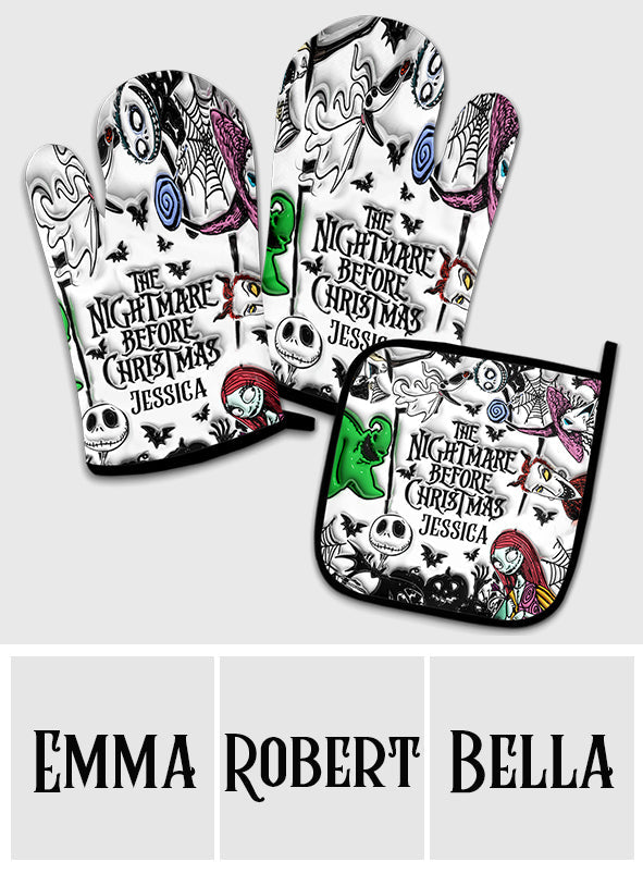Nightmare - Personalized Nightmare Oven Mitts & Pot Holder Set