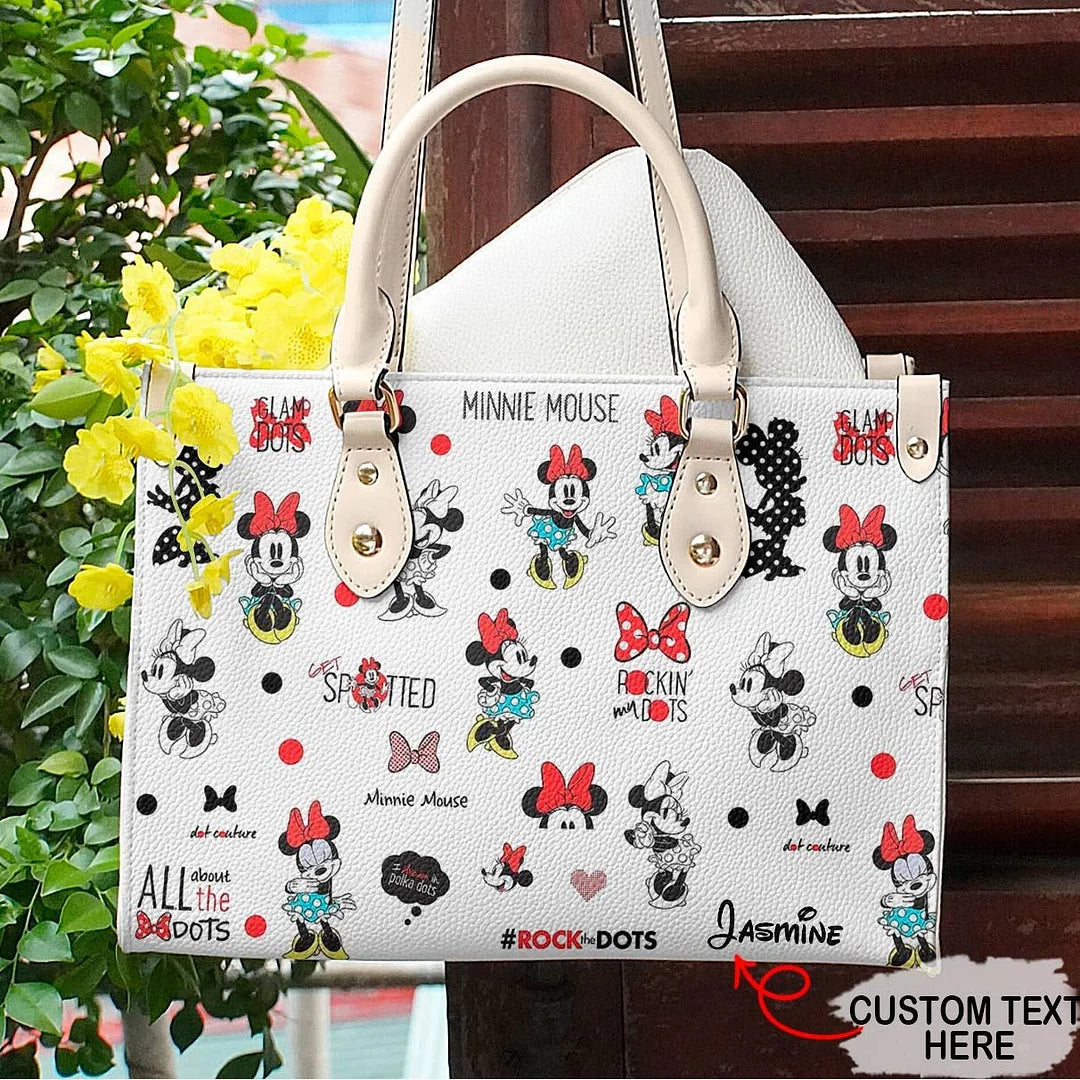 Love Mouse - Personalized Mouse Leather Handbag 0523