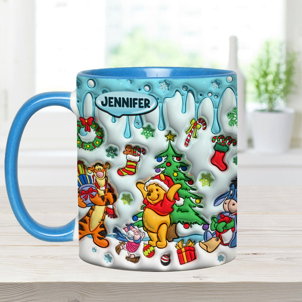 Merry Christmas - Personalized Mouse Accent Mug
