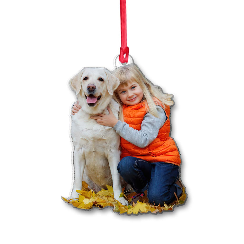 Cute Dogs - Personalized Dog Transparent Ornament