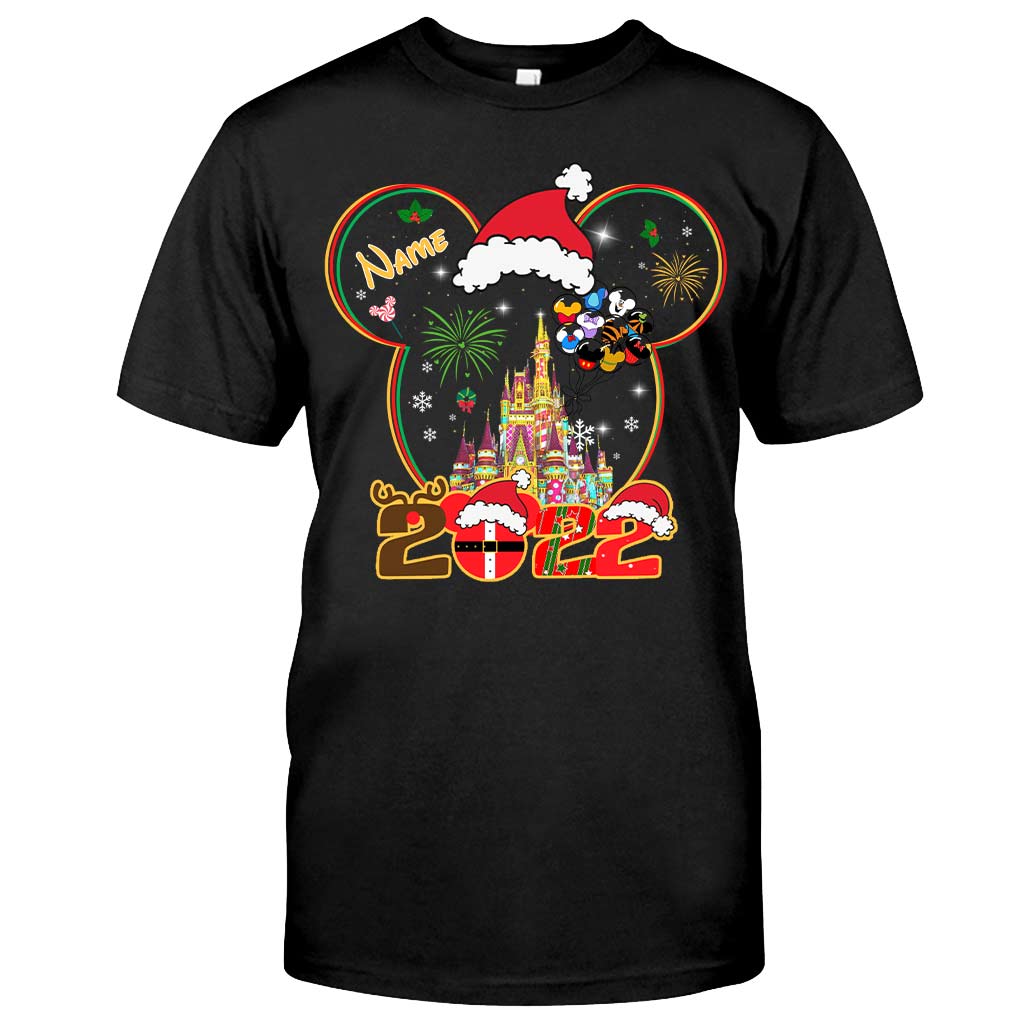 Merry Christmas - Personalized Christmas Mouse T-shirt and Hoodie