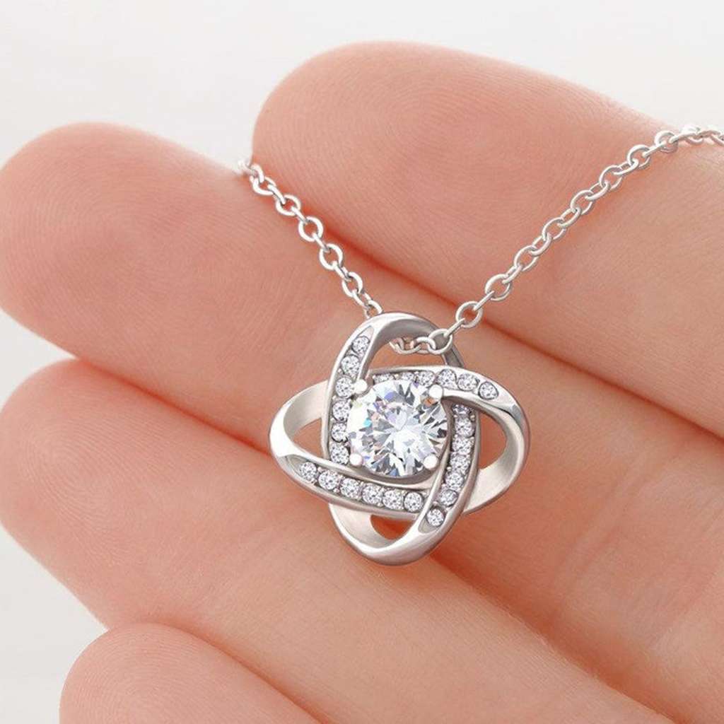 Grandmother And Granddaughter Granddaughter Gift Grandmother Gift - Grandma Love Knot Necklace 0921