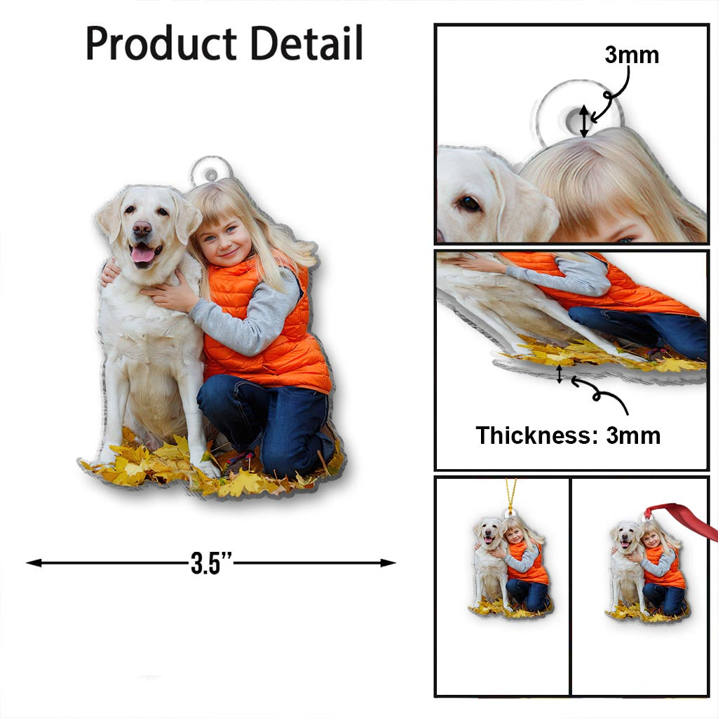 Cute Dogs - Personalized Dog Transparent Ornament