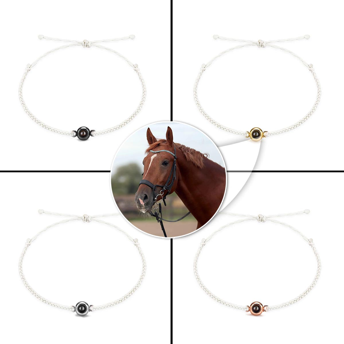 I Love My Horse - Personalized Horse Projection Bracelet
