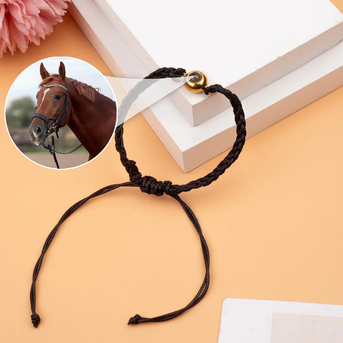 I Love My Horse - Personalized Horse Projection Bracelet