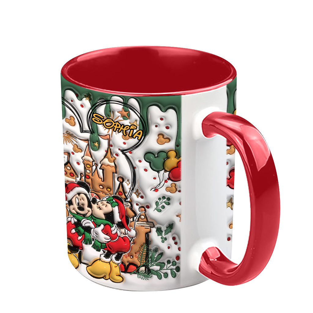 Magical Christmas - Personalized Mouse Accent Mug