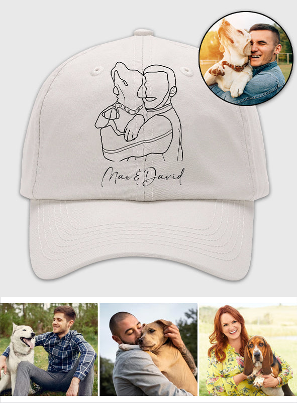 Custom Photo - Personalized Dog Embroidered Classic Cap