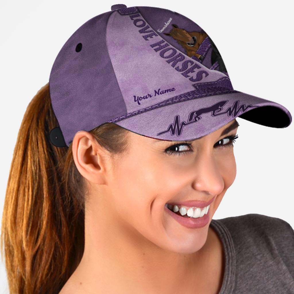 Love Horses - Personalized Horse Classic Cap