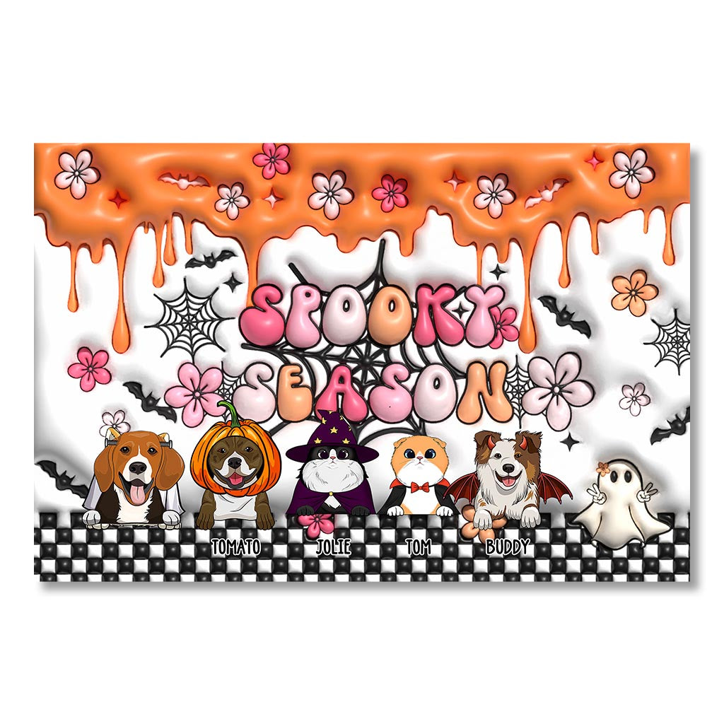 Spooky Season - Personalized Dog Doormat