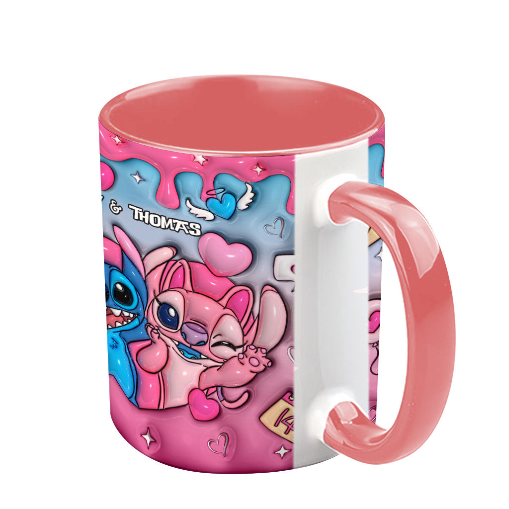 You And Me - Personalized Ohana Accent Mug