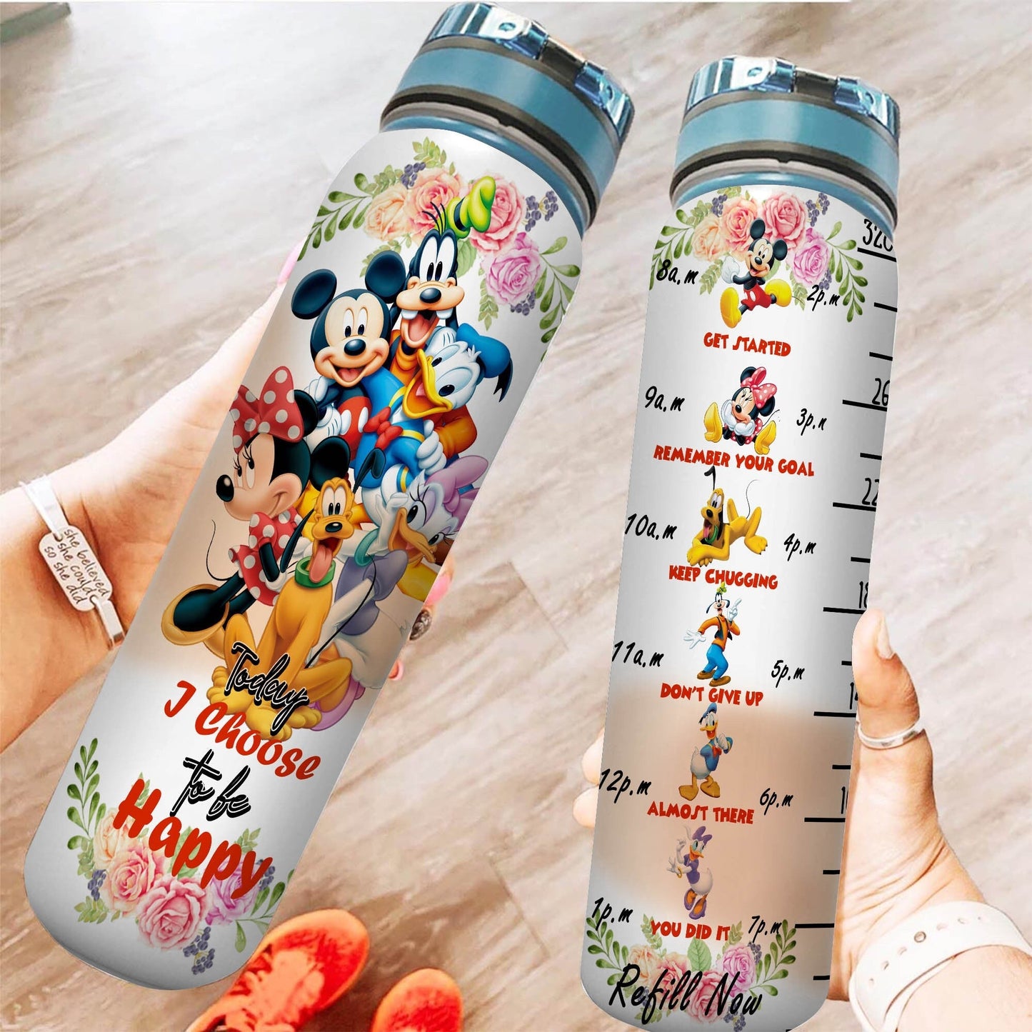 Friends Mouse Water Tracker Bottle 0523