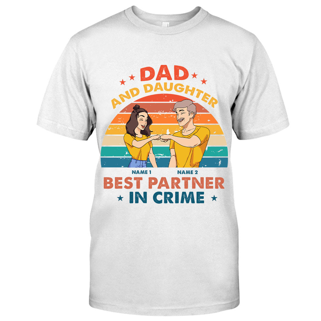 Best Partner In Crime - Personalized Father's Day T-shirt and Hoodie