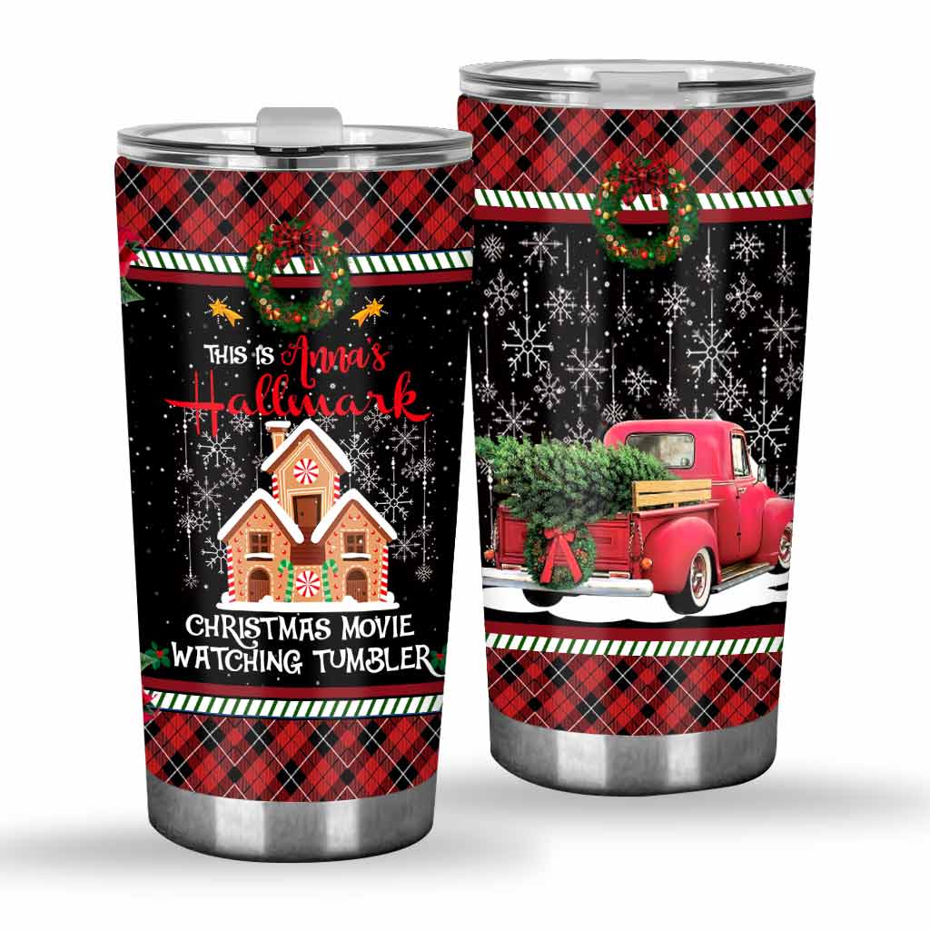 Christmas Movies Watching - Personalized Tumbler
