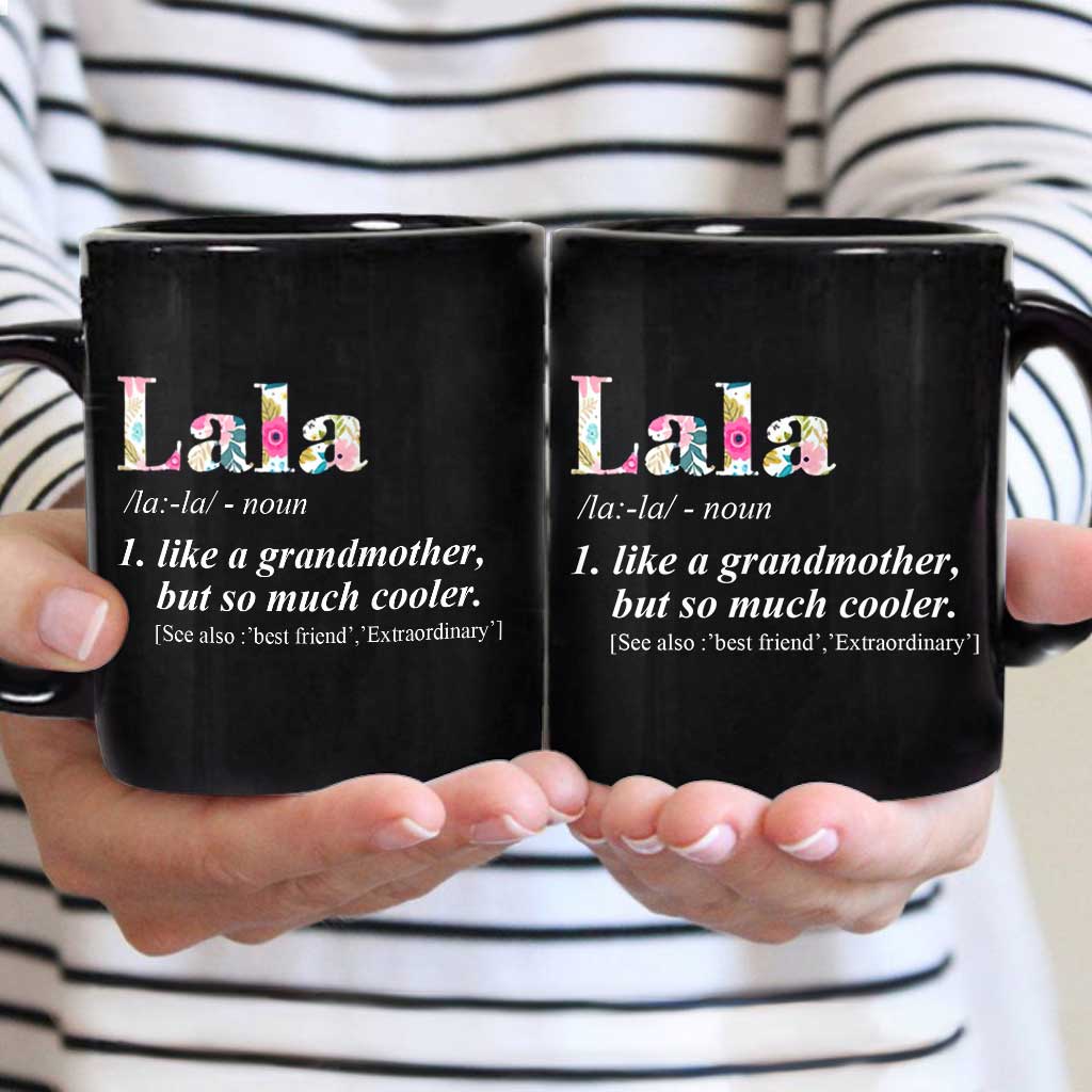 Womens Lala Like Grandmother But So Much Cooler - Grandma Mug 0921