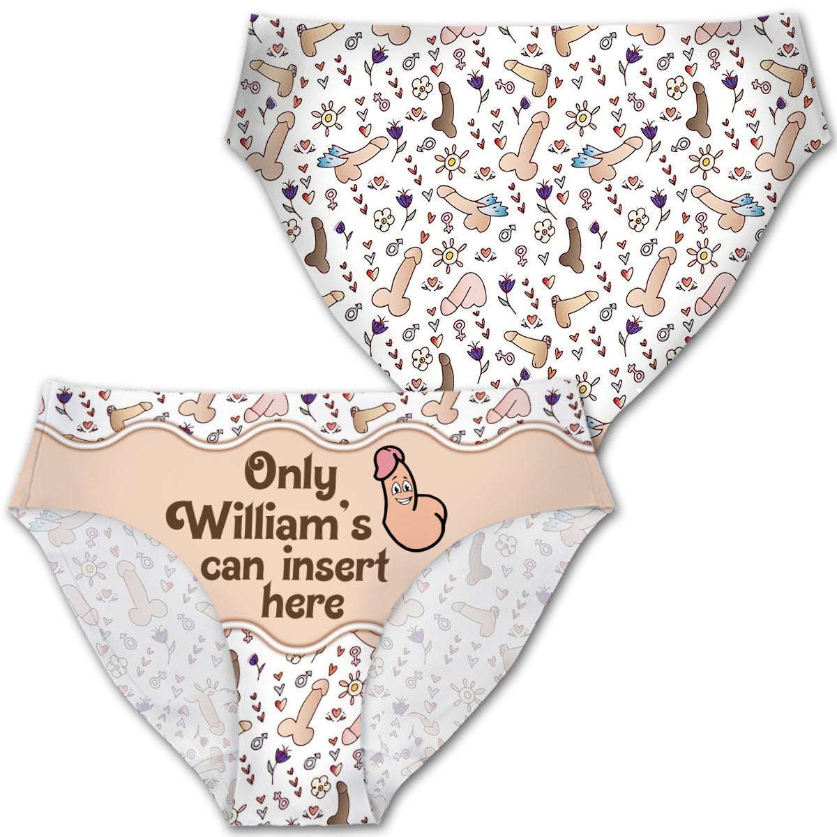 Only You - Personalized Couple Women Briefs