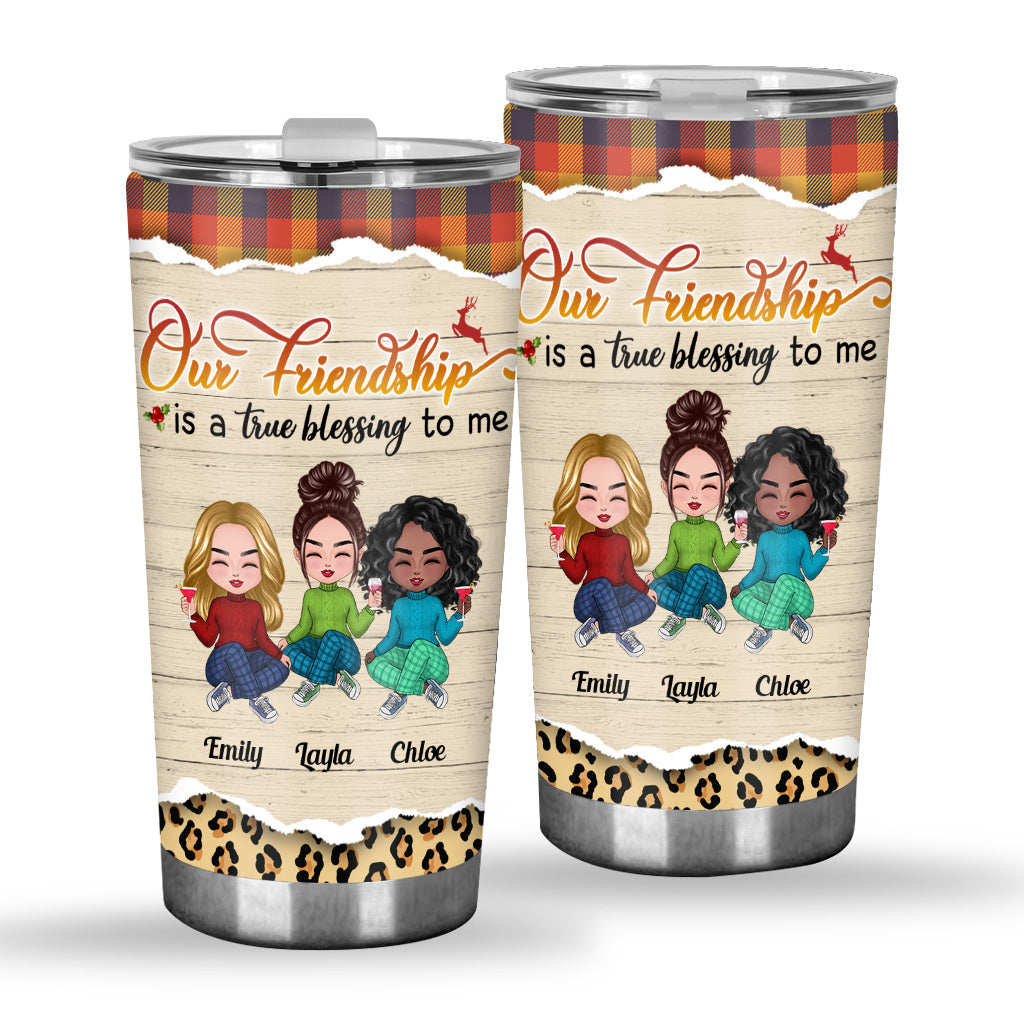 Our Friendship - Personalized Bestie Tumbler
