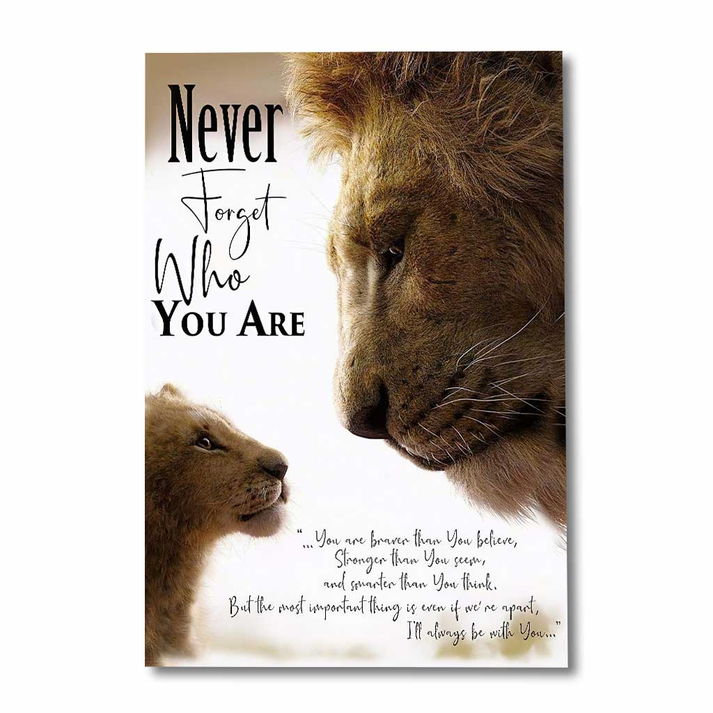 Never Forget Who You Are Son Gift For Son - Family Poster 0921