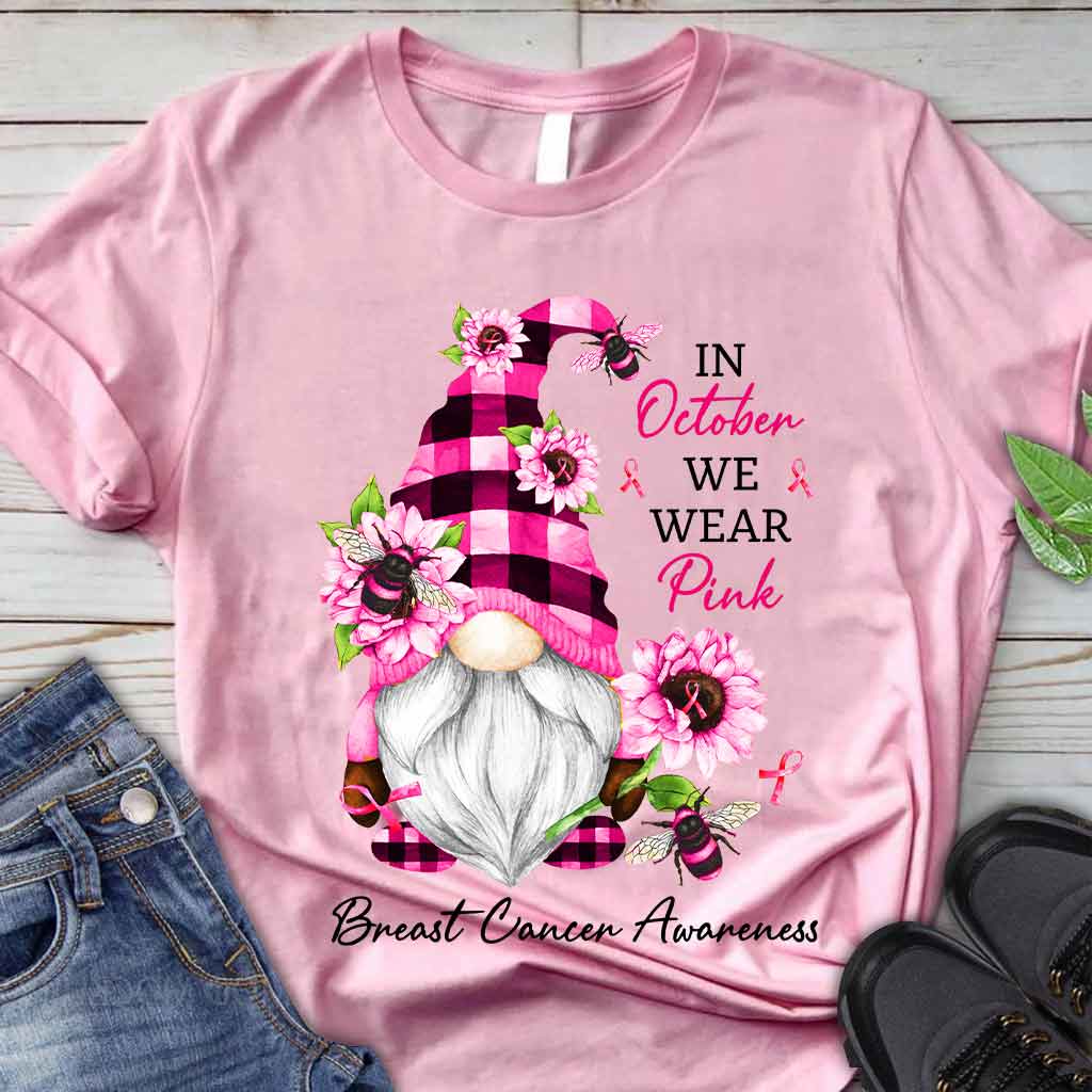 In October We Wear Pink - Breast Cancer Awareness T-shirt and Hoodie 102021