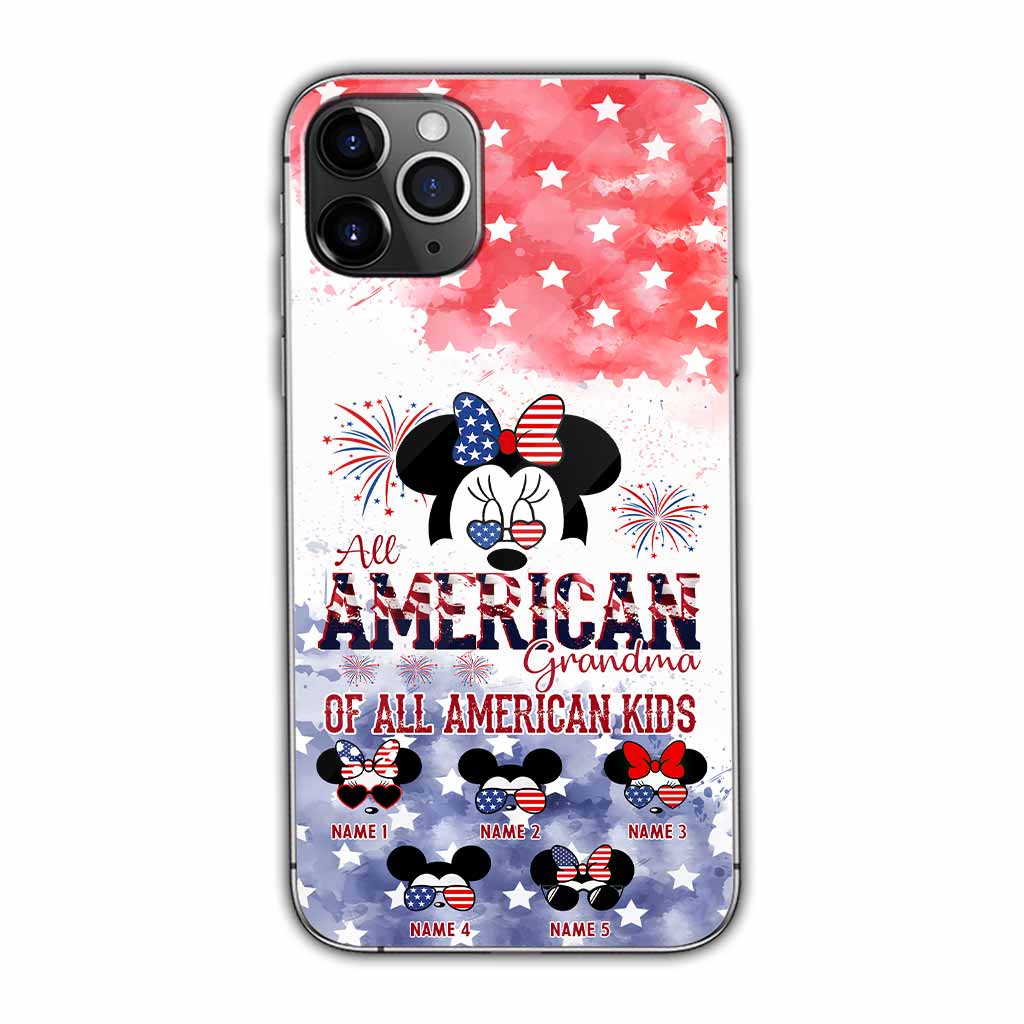 All American Grandma - Personalized Independence Day Phone Case