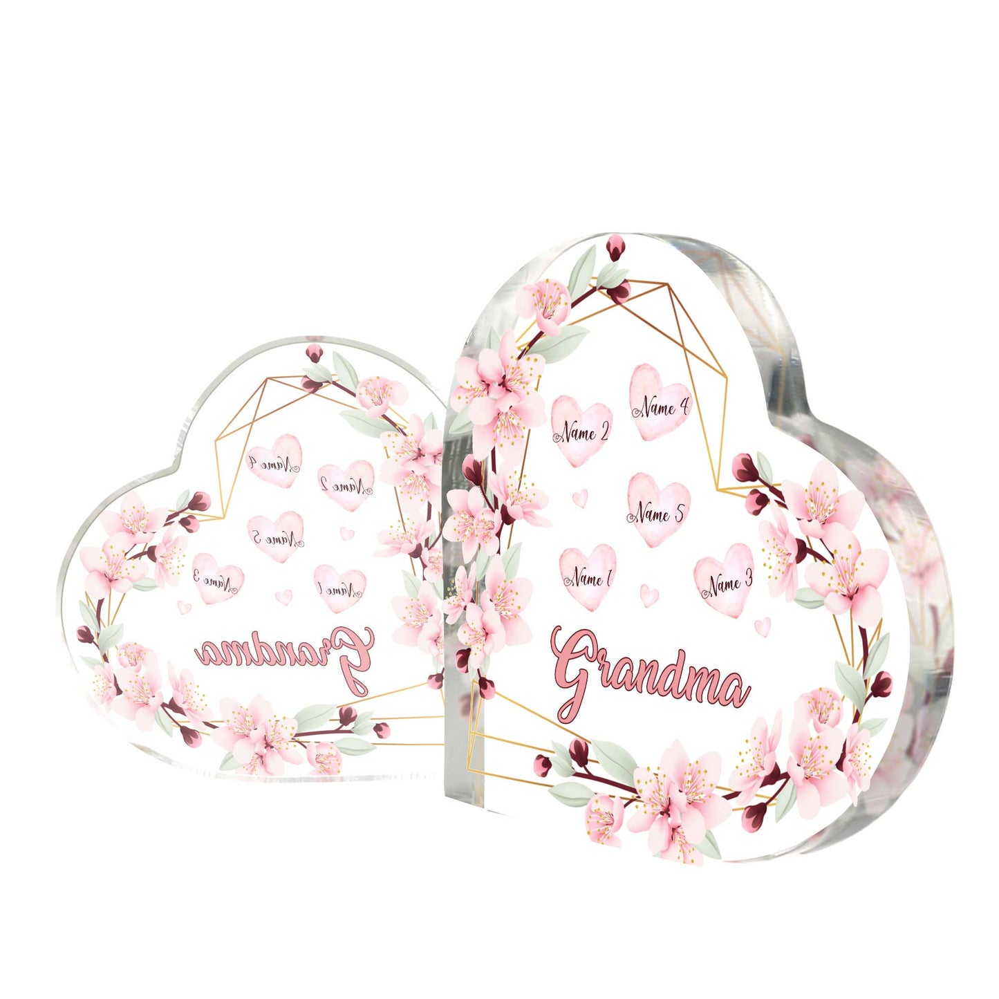 Grandma - Personalized Grandma Custom Shaped Acrylic Plaque