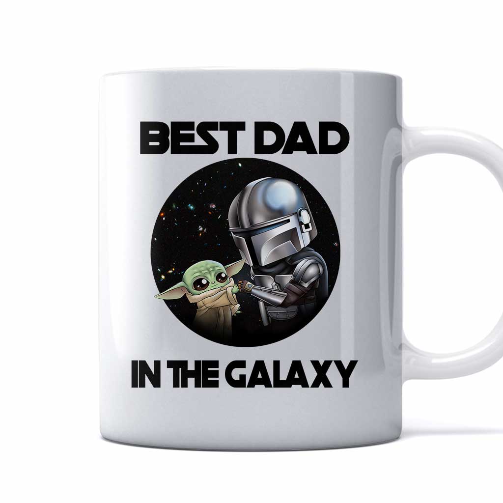 Best Dad In The Galaxy - Personalized Father's Day The Force Mug