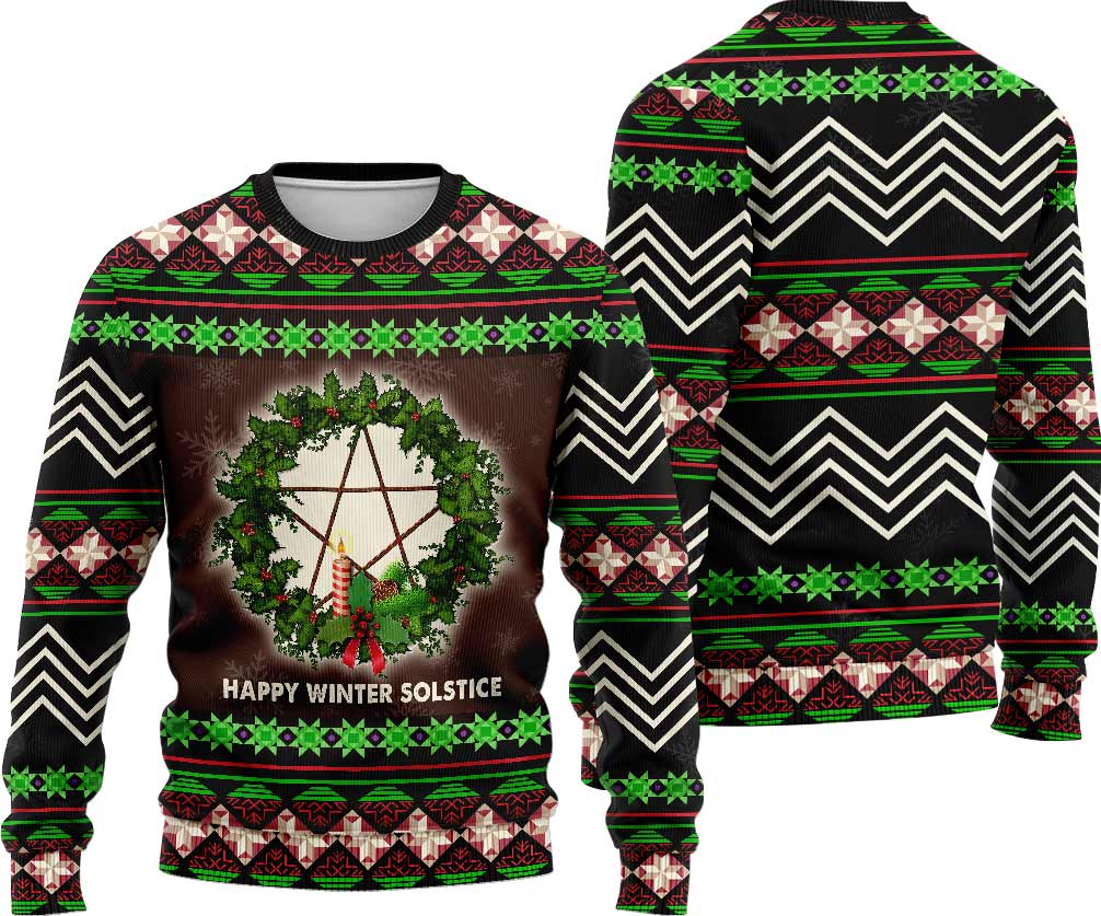 Happy Winter Solstice - Christmas Witch Sweater