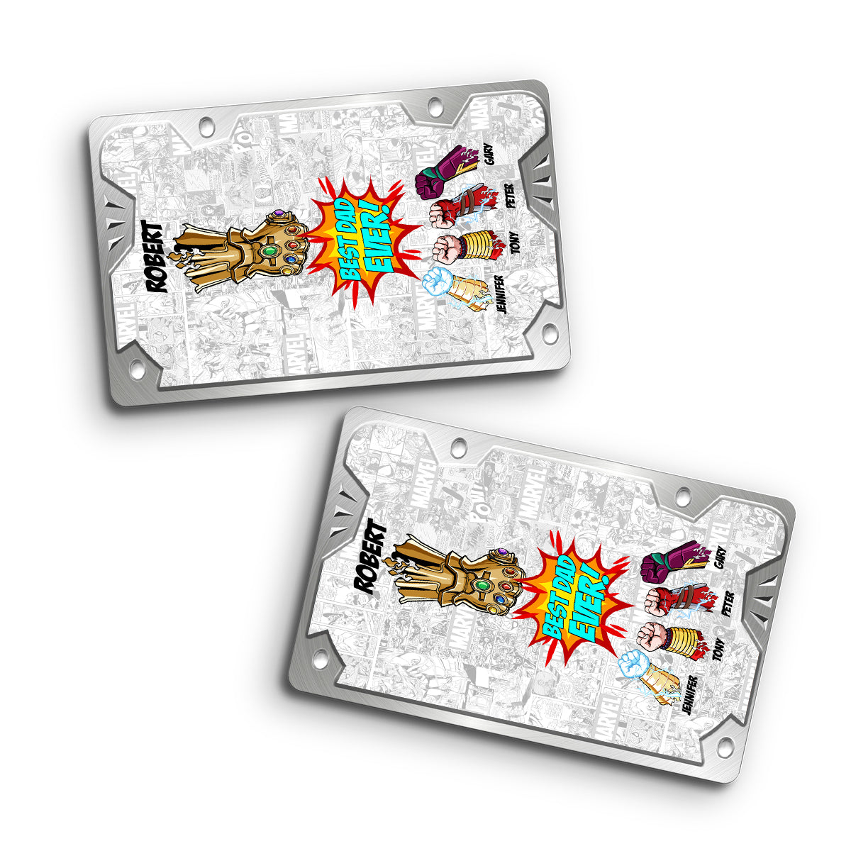 Best Dad Ever - Personalized Father Wallet Insert Card