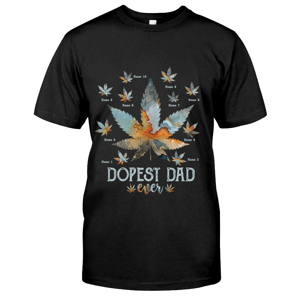 Dopest Dad Ever - Personalized Father's Day T-shirt and Hoodie