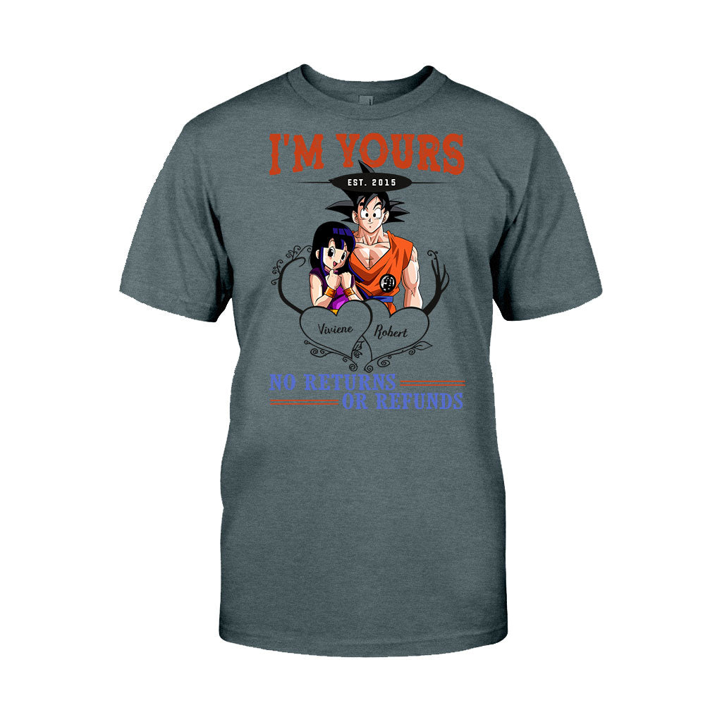 I'm Yours No Returns Or Refunds - Personalized Seven Balls T-shirt and Hoodie