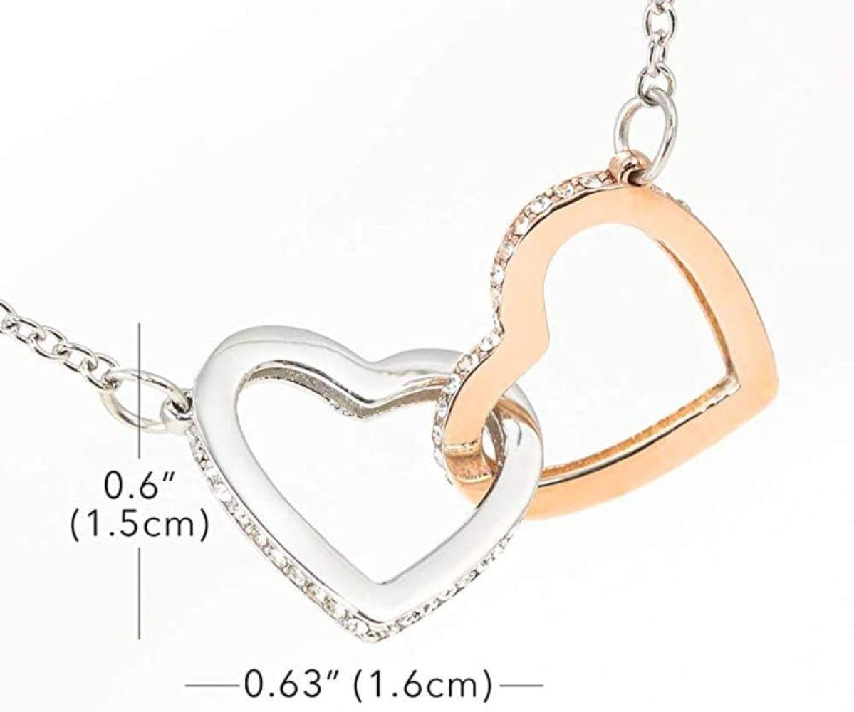Necklace Gift For Grandma Grandma Gift - Grandma Two Hearts Necklace 0921