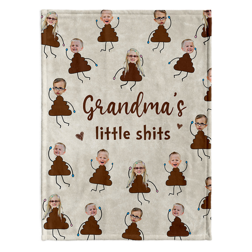 Grandma's Little Cuties - Personalized Mother's Day Grandma Blanket