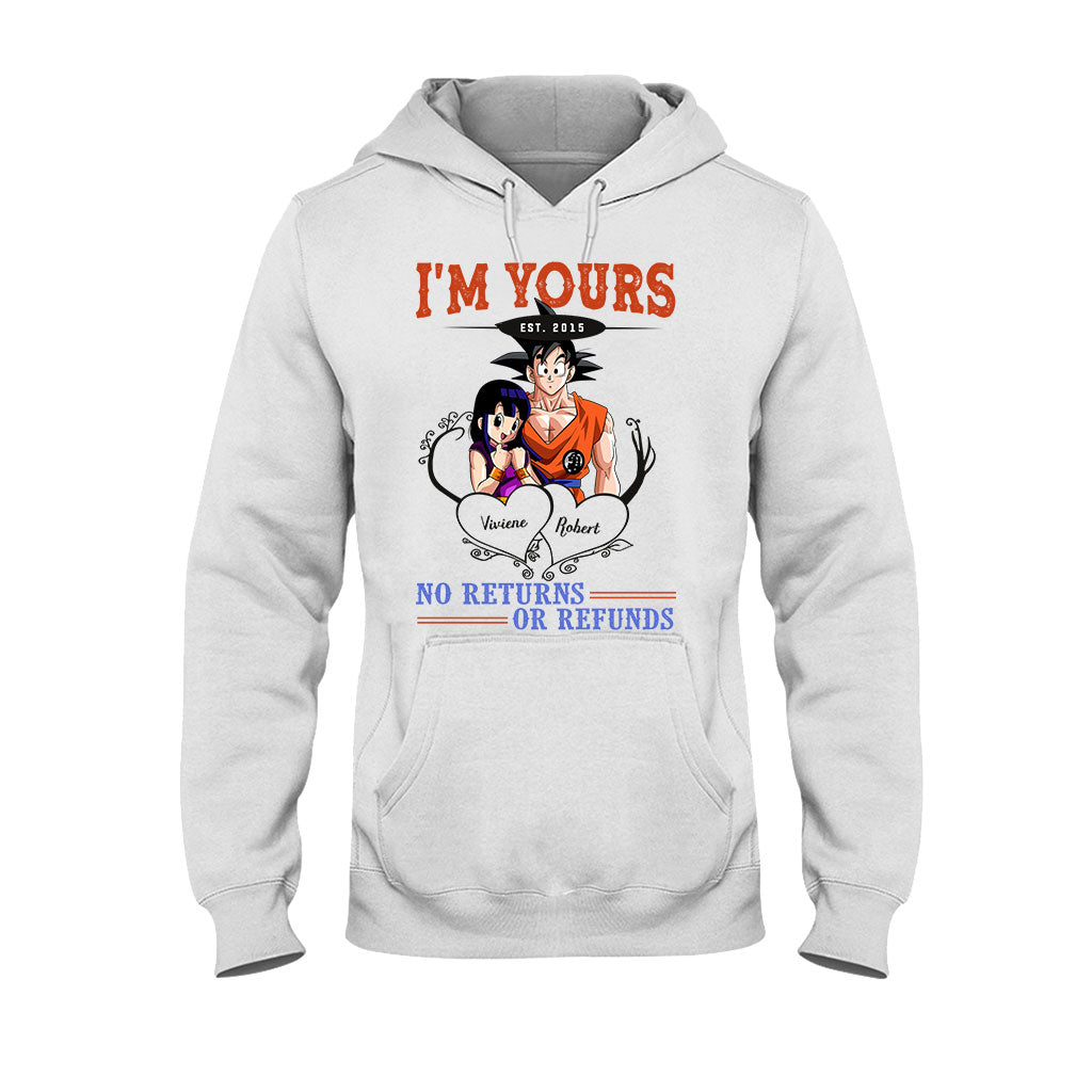 I'm Yours No Returns Or Refunds - Personalized Seven Balls T-shirt and Hoodie