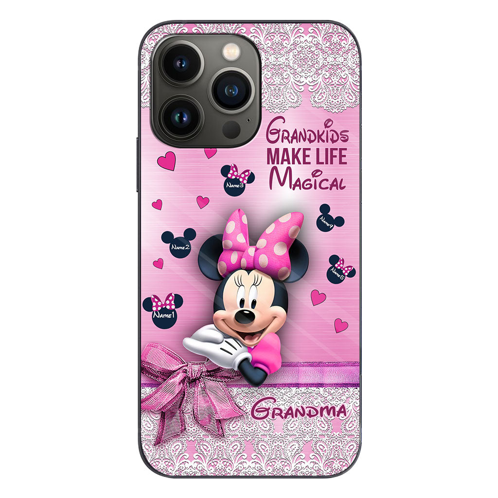 Grandkids Make Life - Personalized Grandma Phone Case