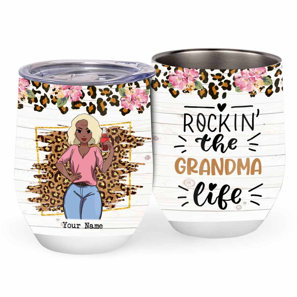 I'm Like Normal Grandma But More Awesome - Personalized Grandma Wine Tumbler