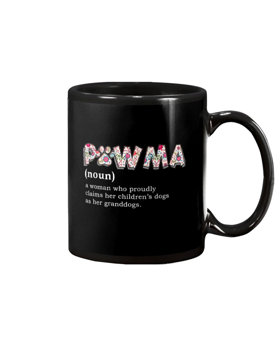 Pawma Definition Mama Grandma Aunt Dog Lover - Grandma Mug 0921