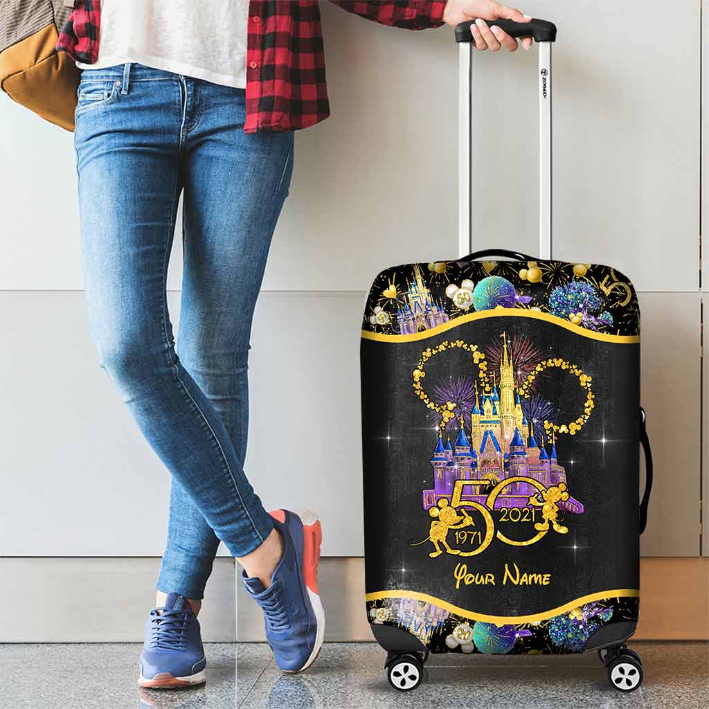 50 Years Of Magic - Personalized Mouse Luggage Cover