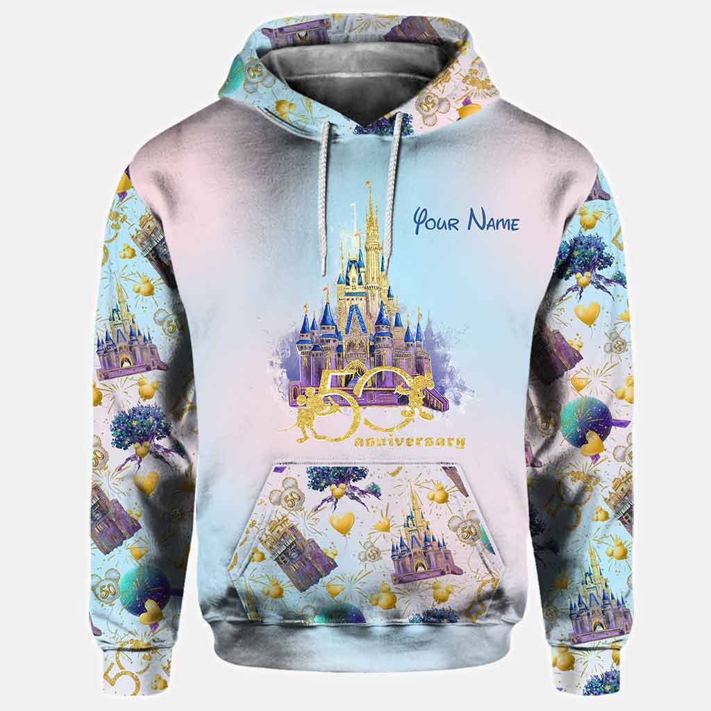 50 Years Of Magics - Personalized Mouse All Over T-shirt and Hoodie