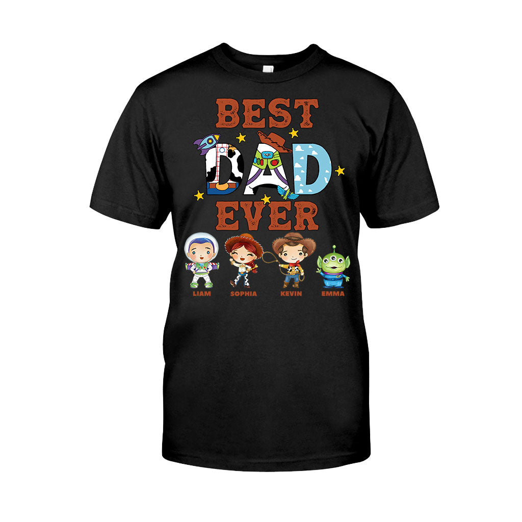 Best Dad Ever - Personalized Mouse T-shirt and Hoodie