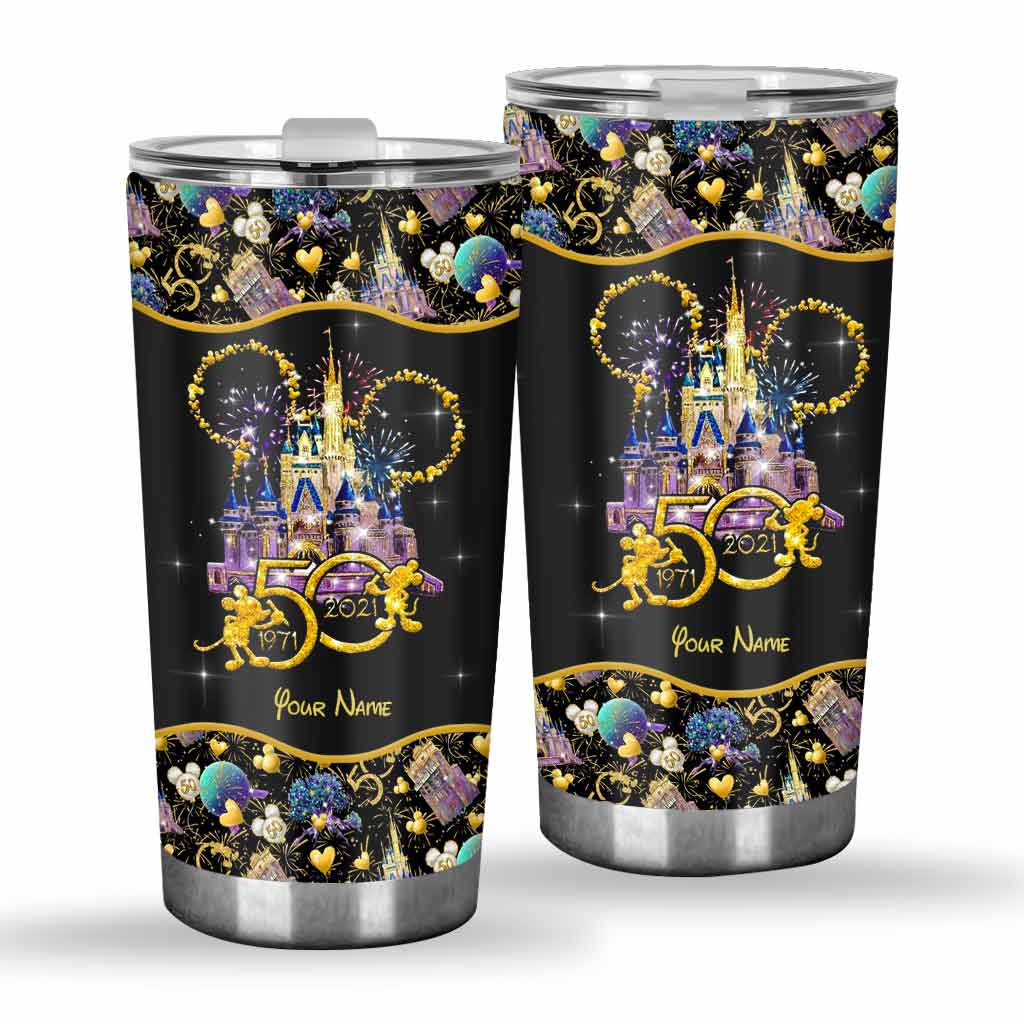 50th Anniversary Magic Kingdom - Personalized Mouse Tumbler