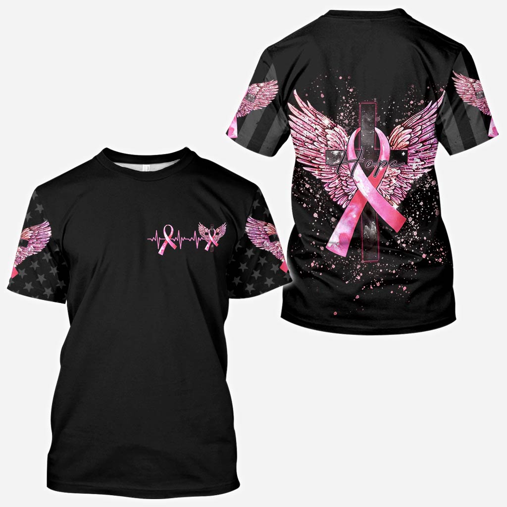 Hope Wings - Breast Cancer Awareness All Over T-shirt and Hoodie 1021