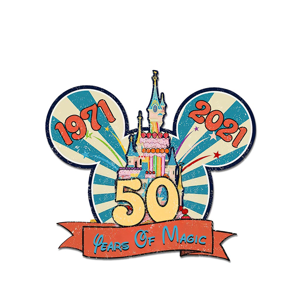 50 Years Of Magic - Mouse Decal Full