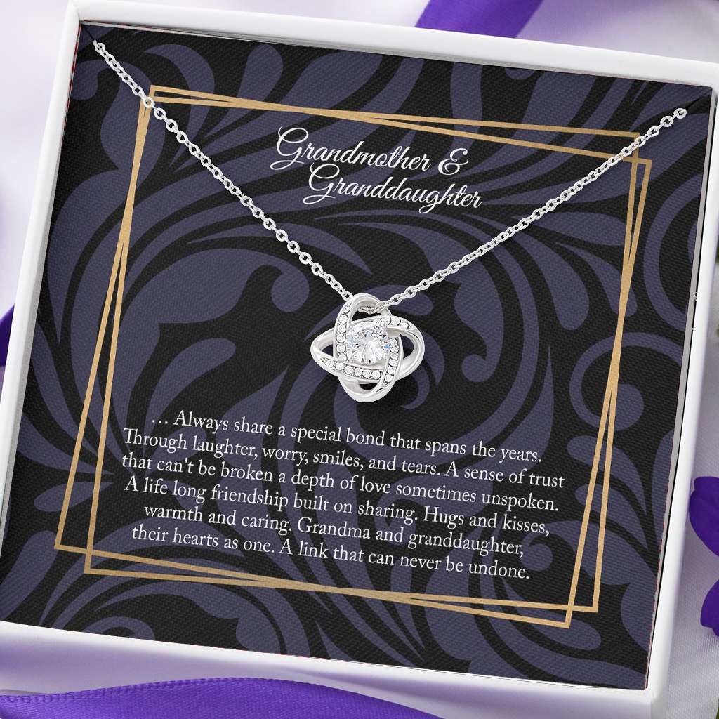 Grandma Sweet Grandma Gift Grandma Gift - Grandma Love Knot Necklace 0921