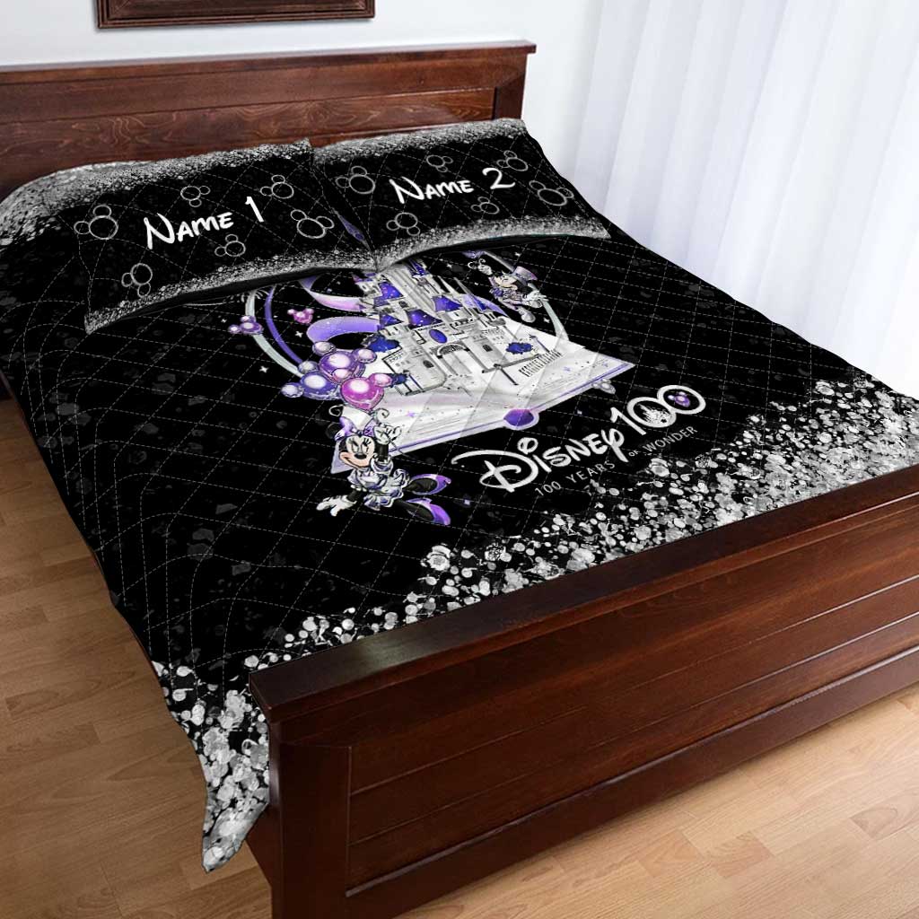 100 Years Of Wonder - Personalized Mouse Quilt Set
