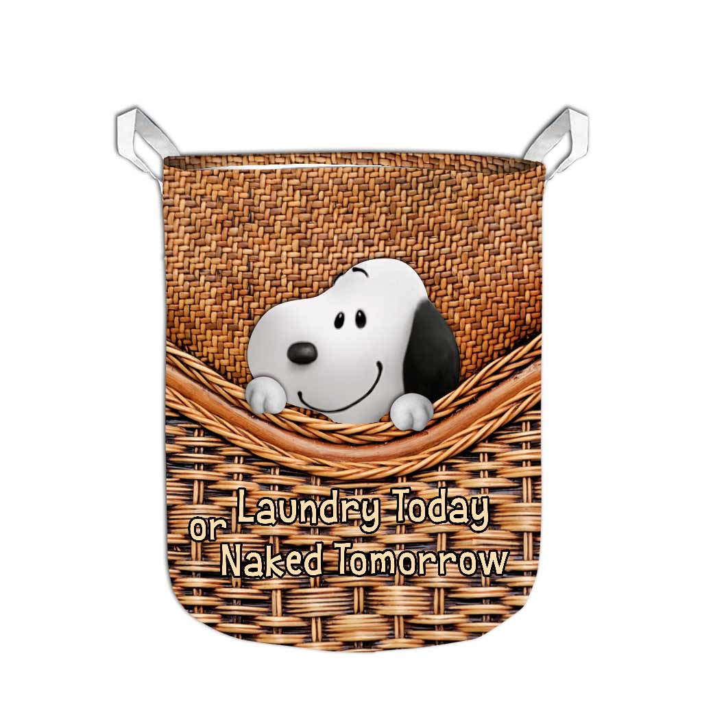 Laundry Today - Storage Basket With 3D Pattern Print
