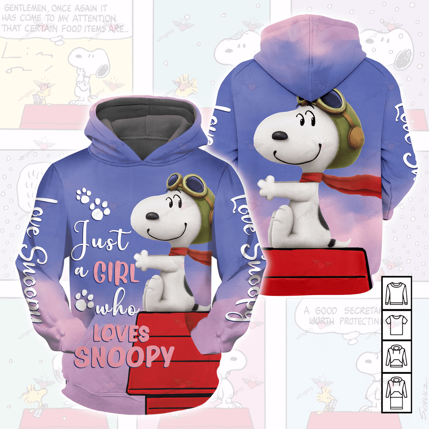 Just A Girl Who Loves All Over Shirt 0823