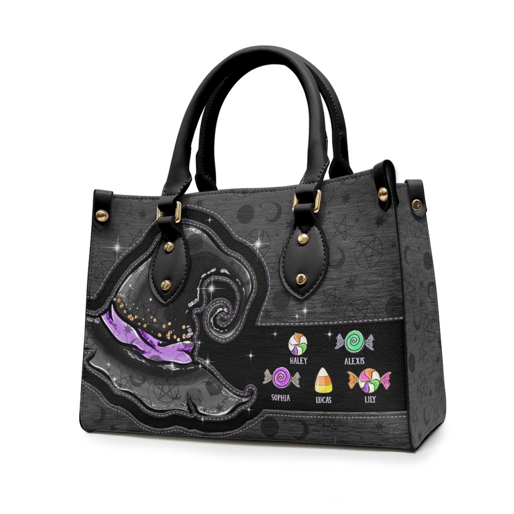 One Spooky Nana - Personalized Grandma Leather Handbag