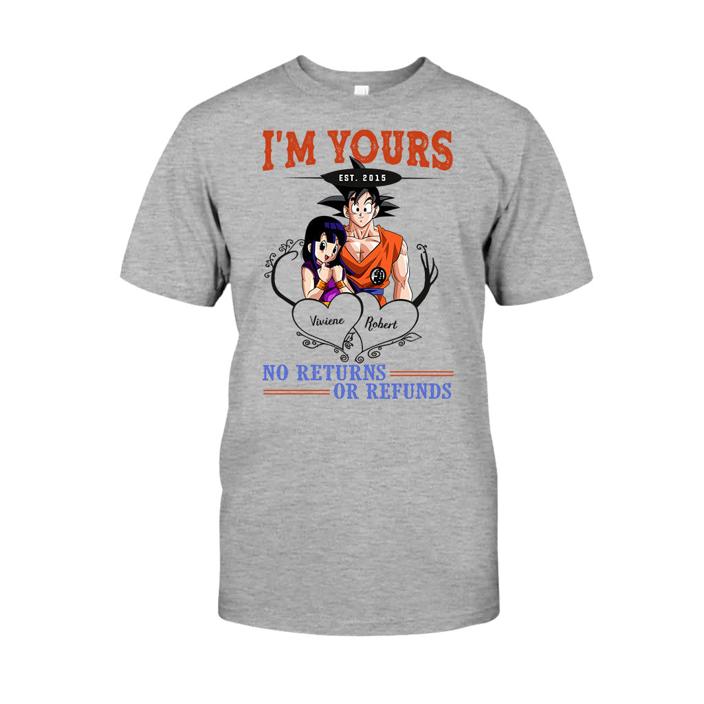 I'm Yours No Returns Or Refunds - Personalized Seven Balls T-shirt and Hoodie