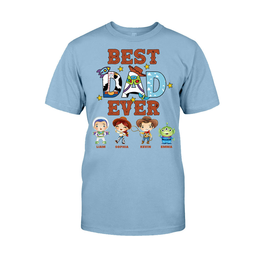 Best Dad Ever - Personalized Mouse T-shirt and Hoodie